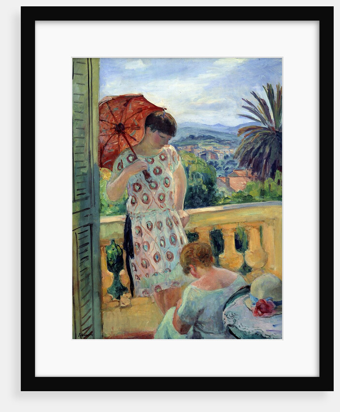 Balcony with a view on the Esterel by Henri Lebasque