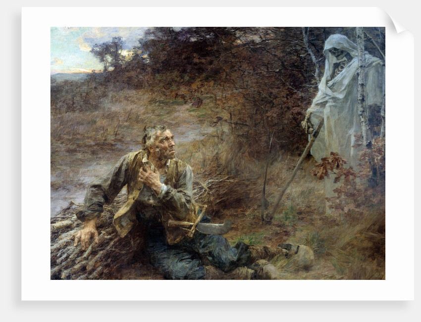 Death and the Woodcutter by Leon Augustin Lhermitte