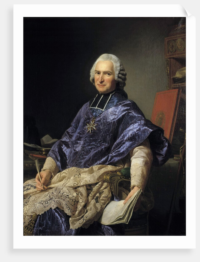Portrait of Joseph Marie Terray by Alexander Roslin