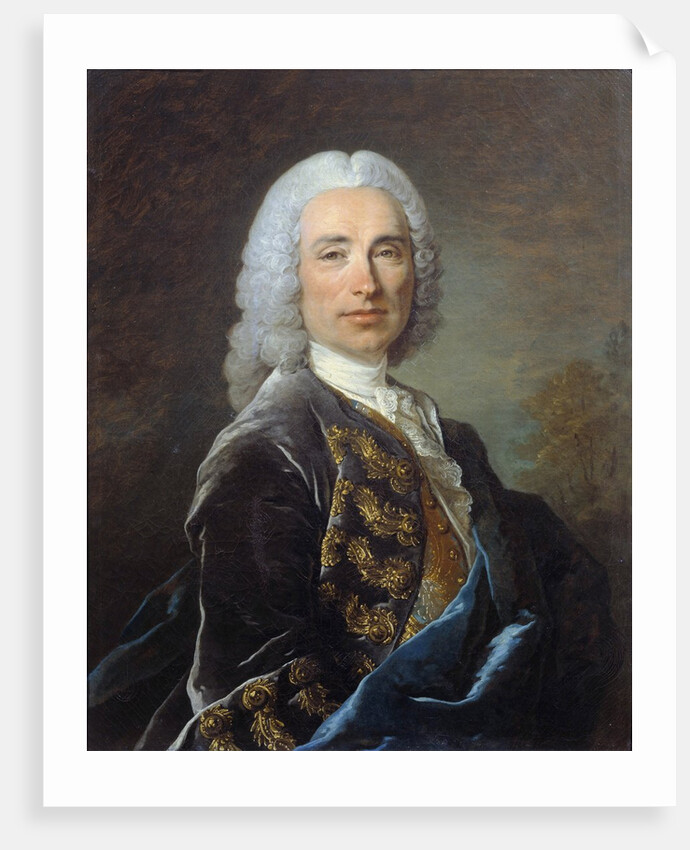Portrait of the Marquis Nicolas de Luker by Louis Tocque