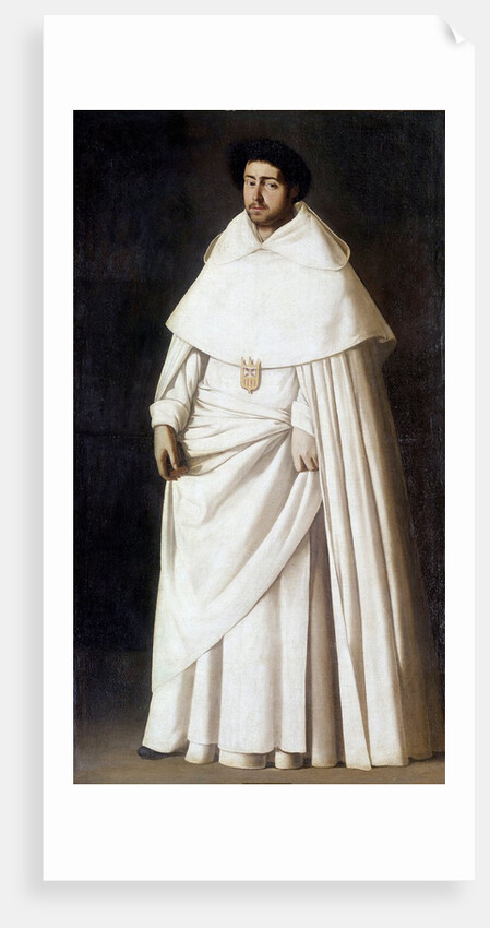 Portrait of the Mercedarian monk by Francisco de Zurbaran