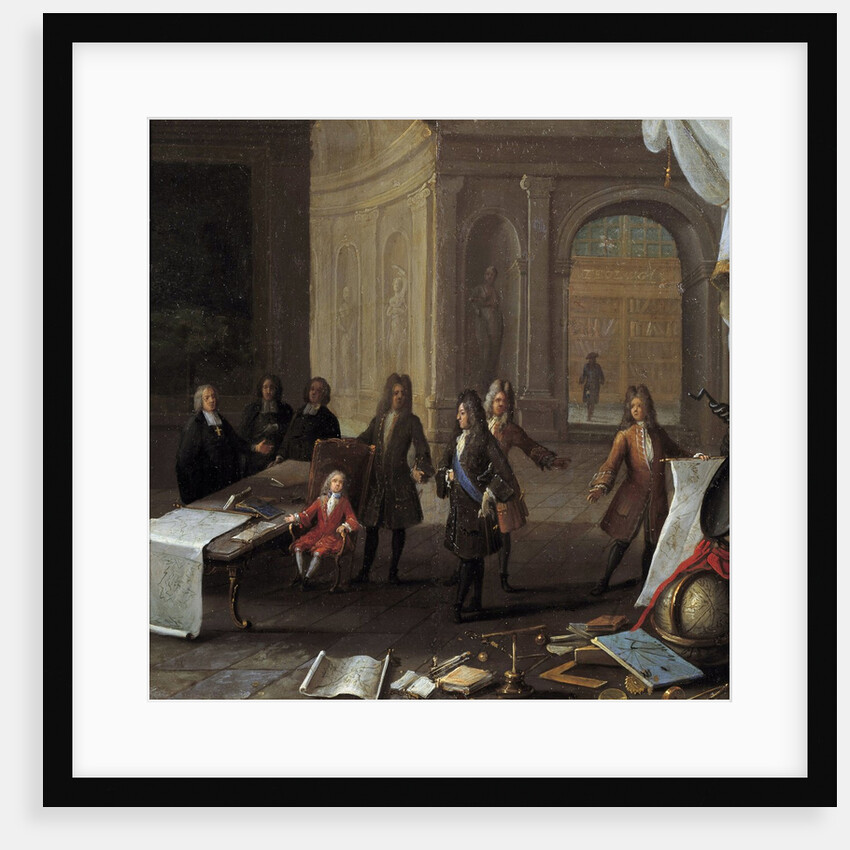 A Lesson being given to the Young Louis XV by Anonymous