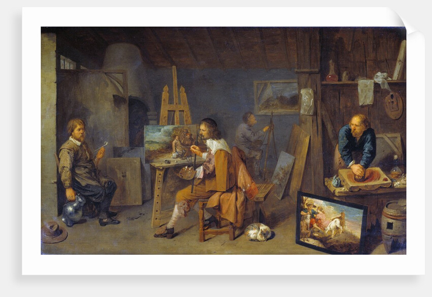 Painter's Studio by David III Ryckaert
