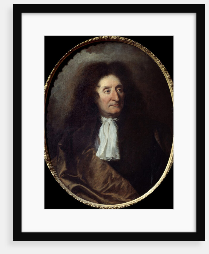 Portrait of Jean de la Fontaine by Hyacinthe Rigaud