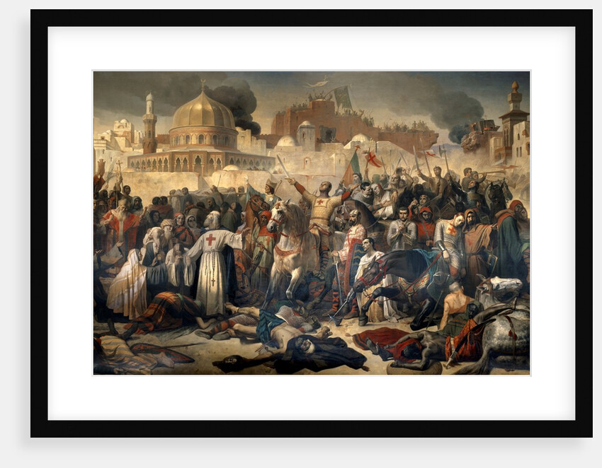Taking of Jerusalem by the Crusaders by Emile Signol