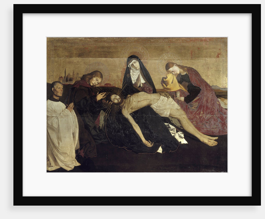 The Pieta of Villeneuve-les-Avignon by Enguerrand Quarton