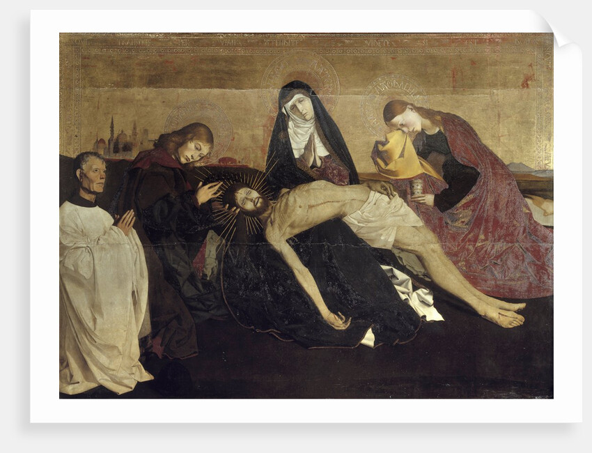 The Pieta of Villeneuve-les-Avignon by Enguerrand Quarton