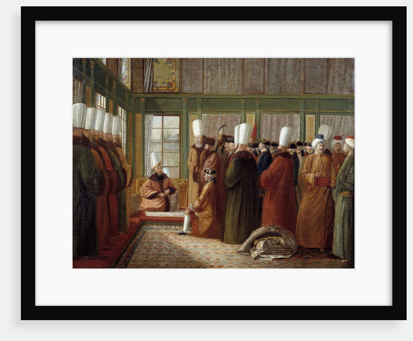 Reception of a French ambassador by the Great Vizir in Constantinople by Antoine de Favray