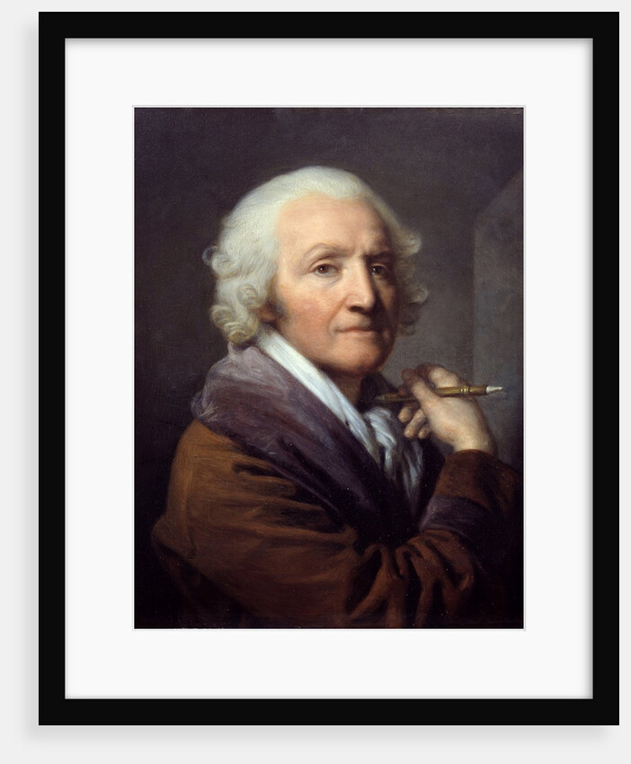 Self portrait as an old man by Jean-Baptiste Greuze