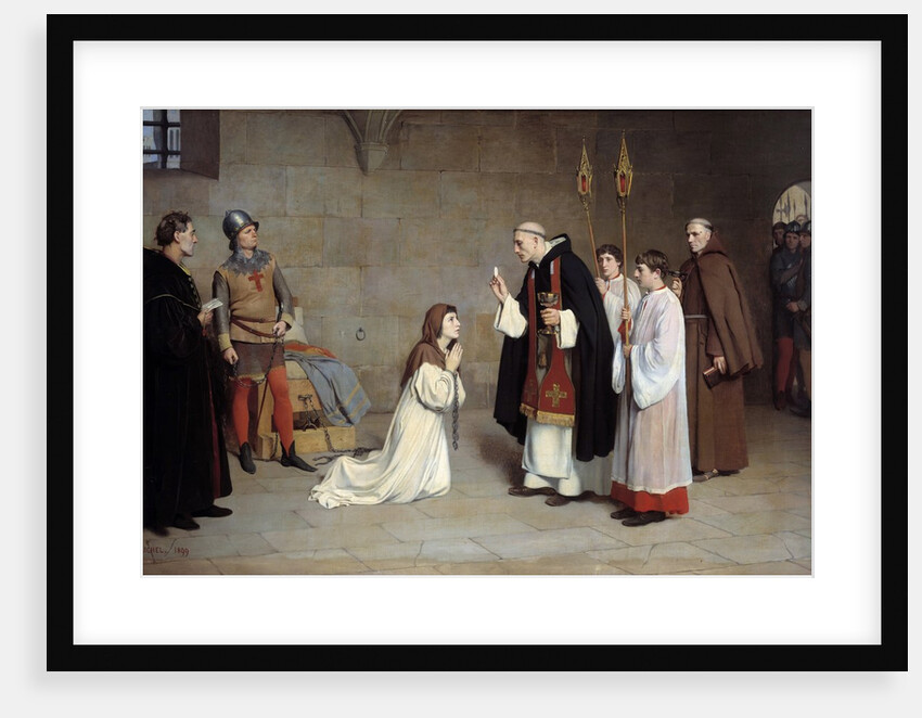 The last communion of Joan of Arc by Charles Henri Michel