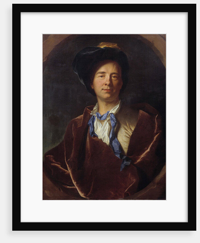 Portrait of Bernard Le Bouyer de Fontenelle by Hyacinthe Rigaud