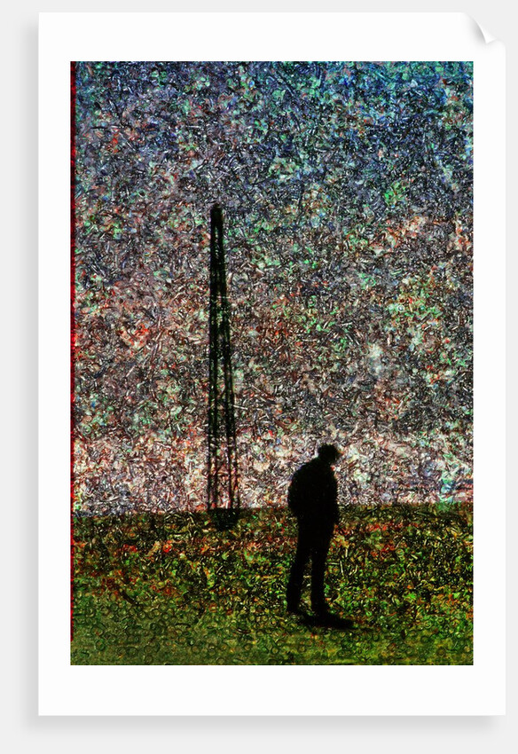 Man and Tower by Anonymous