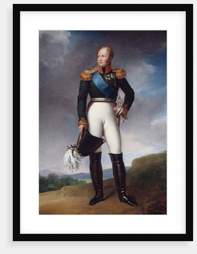 portrait of Alexander I, Tsar of Russia by Francois Pascal Simon Gerard