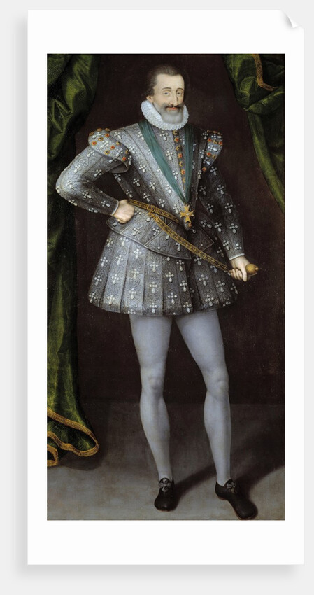 Portrait of Henry IV, King of France by Anonymous