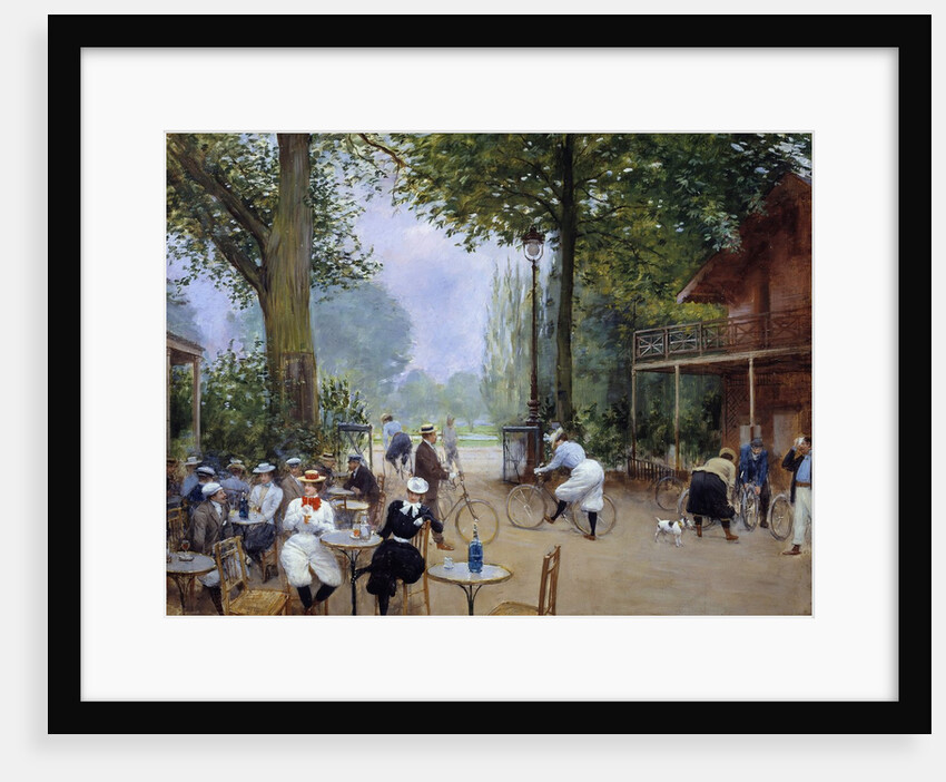 The Chalet du Cycle in the Bois de Boulogne by Jean Beraud