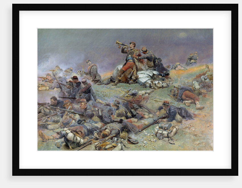 Death of Commandant Berbegier at the battle of Saint-Privat by Edouard Detaille