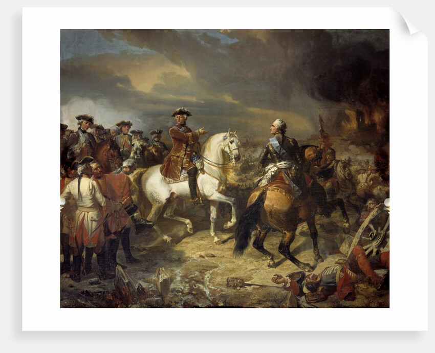 The Battle of Lauffeld by Louis Charles Auguste Couder