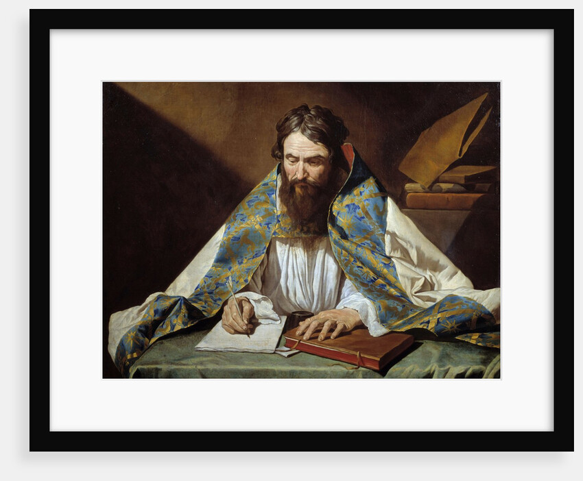 Portrait of Saint Ambrose by Mathias Stomer