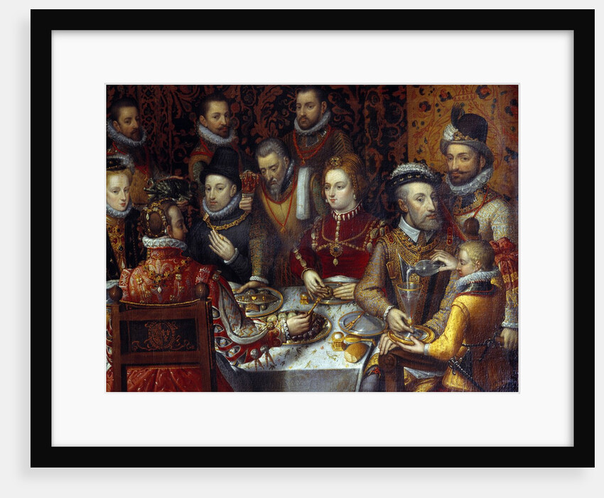 The banquet of the Monarchs by Alonso Sanchez Coello
