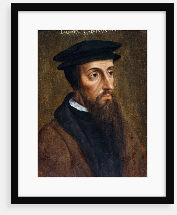 Portrait of John Calvin by Anonymous
