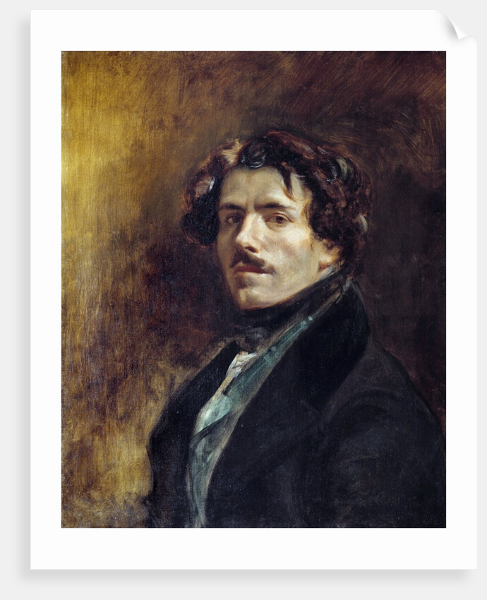 Self-portrait by Eugene Delacroix
