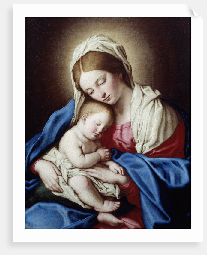 Sleep of the Child Jesus by Sassoferrato