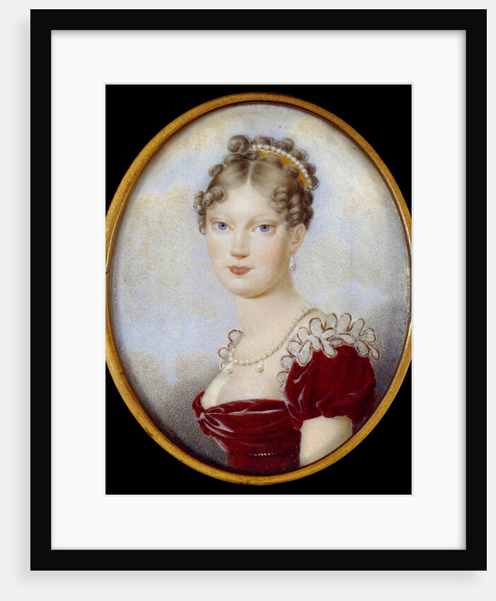 Portrait of Empress Marie Louise of Austria by Anonymous