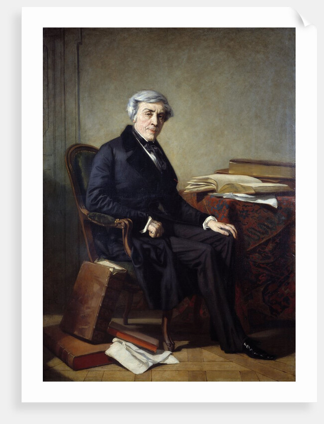 Portrait of Jules Michelet by Thomas Couture