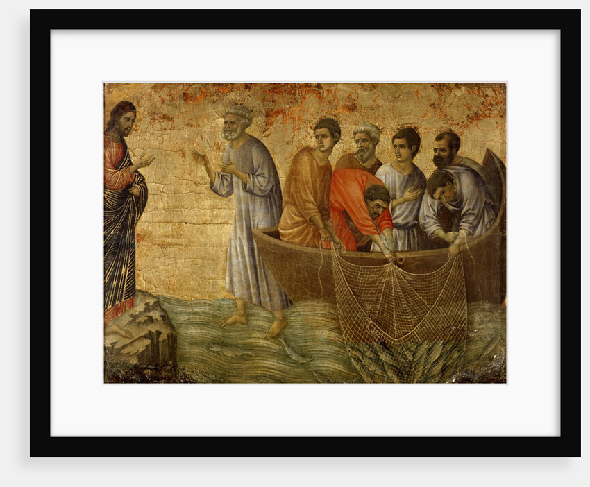The Apparition on the Lake of Tiberiade by Duccio di Buoninsegna