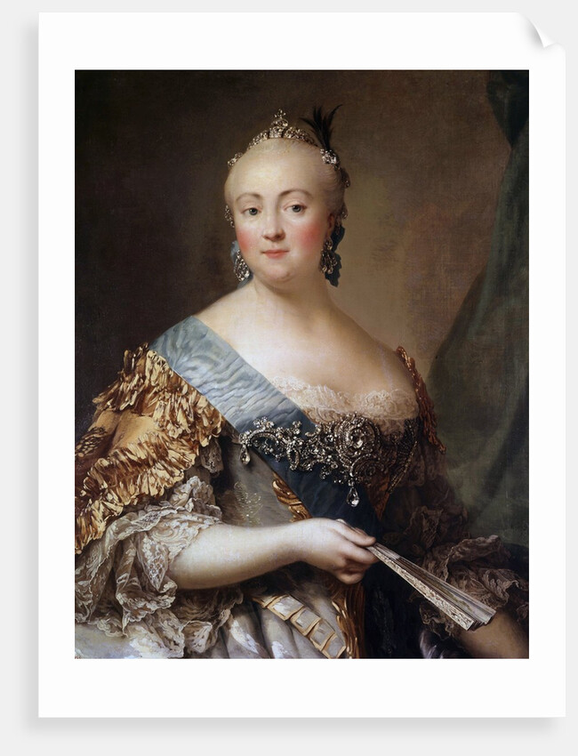 Portrait of Elizabeth Petrovna by Alexander Roslin
