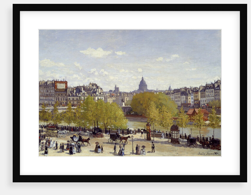 The Quai du Louvre in Paris by Claude Monet