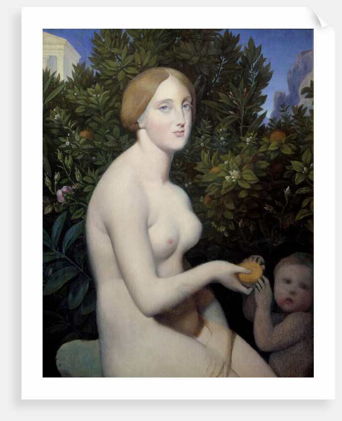 Venus at Paphos by Jean-Auguste-Dominique Ingres and Alexandre Desgoffes by Anonymous