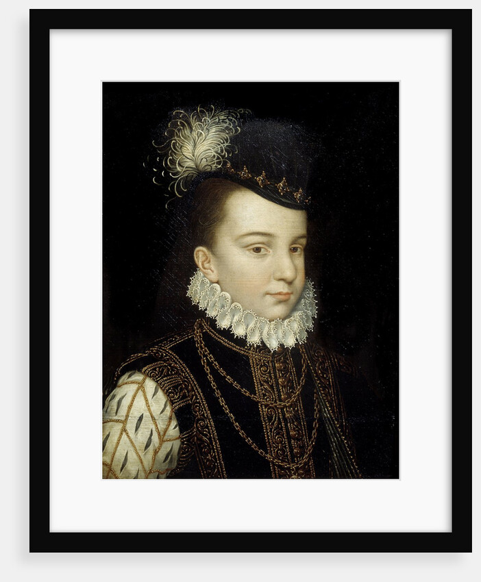 Portrait of Francois Hercule of France by workshop of Francois Clouet by Anonymous