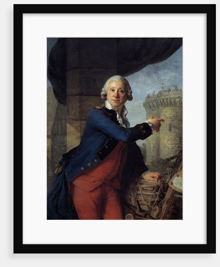Portrait of Jean Henri Masers de Latude by Antoine Vestier
