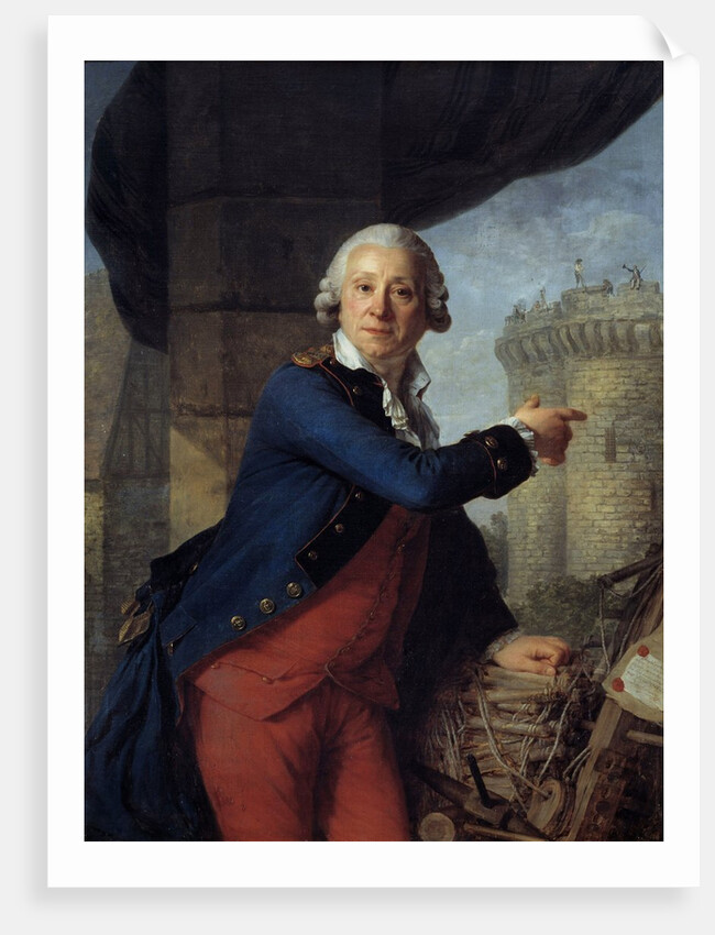 Portrait of Jean Henri Masers de Latude by Antoine Vestier