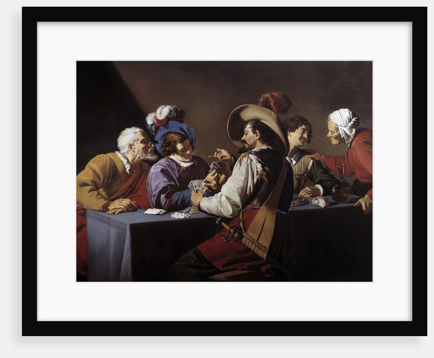 The cards players by Theodore Rombouts