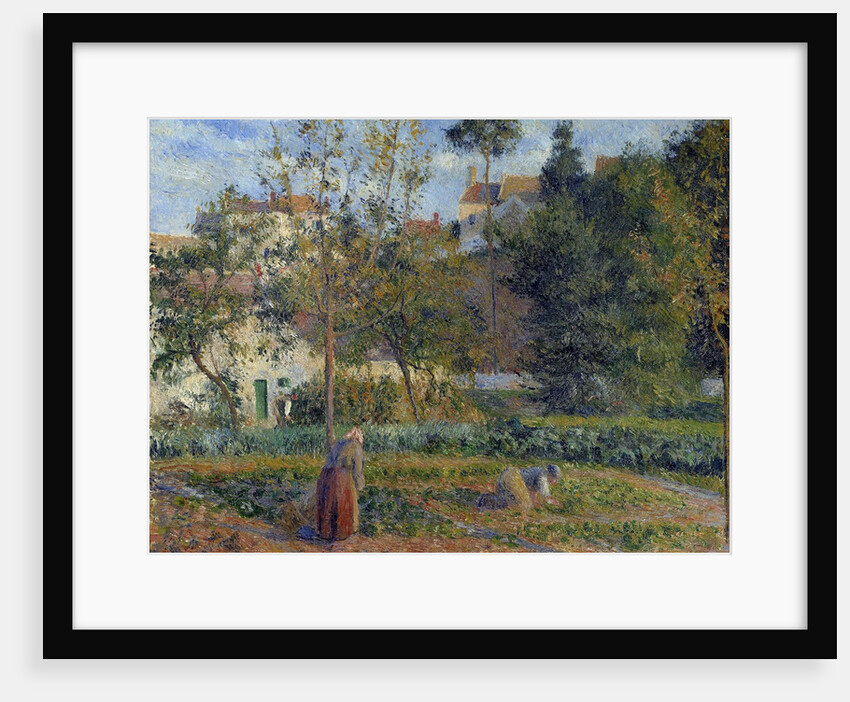 Vegetable Garden at the Hermitage, Pontoise by Camille Pissarro