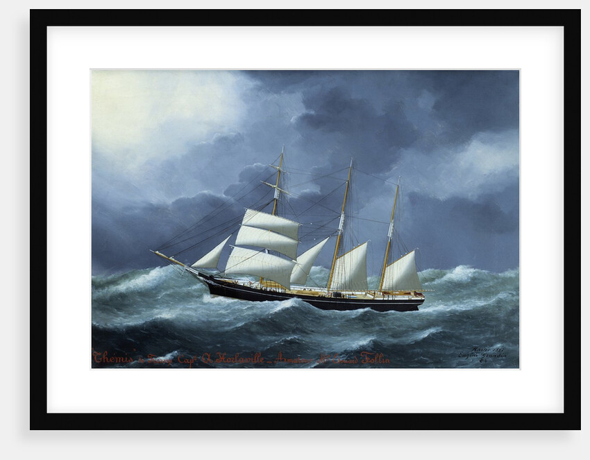 Three masted ship: the Themis by Eugene Grandin