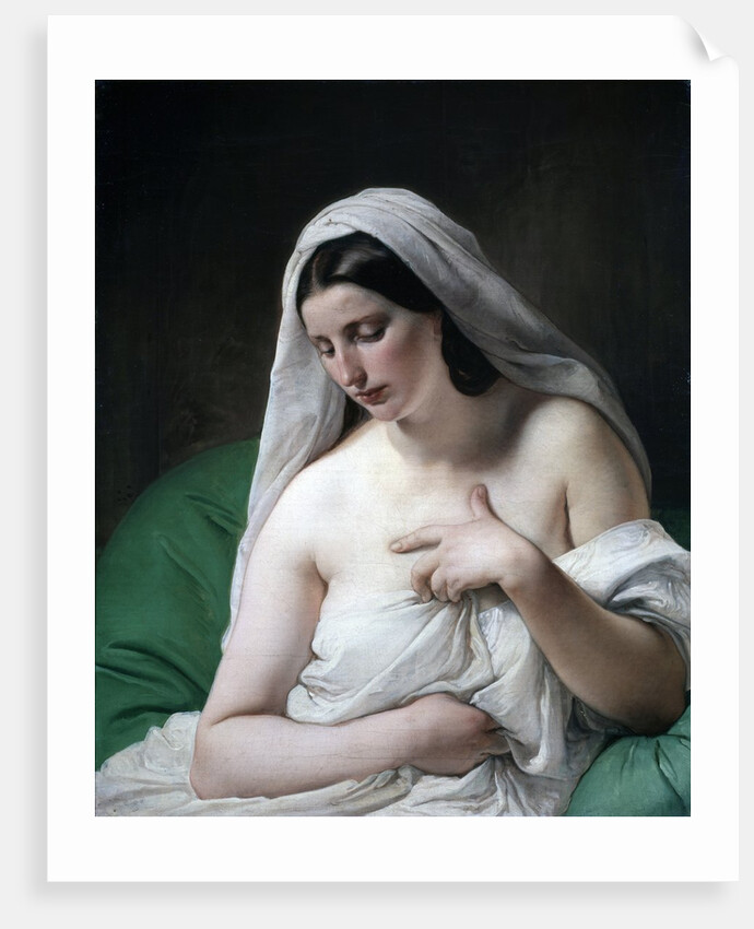 Odalisque (Odalisca) by Francesco Hayez