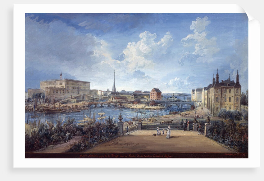 View of Stockholm by Elias Martin
