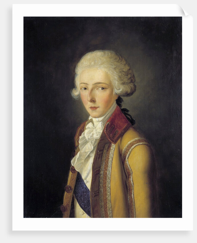 Portrait of Louis Antoine Henri de Bourbon-Conde, duc d'Enghien by Charles Rauch