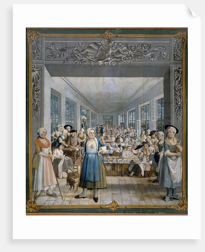 Wetter Brothers textile factory in Orange in 1764 by Joseph Gabriel Rossetti