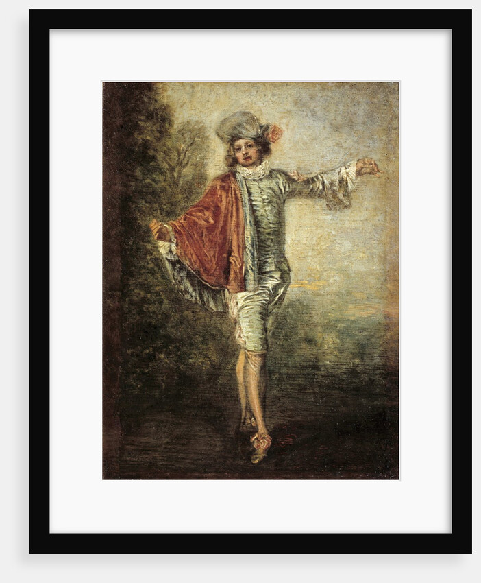 The Indifferent man by Jean Antoine Watteau