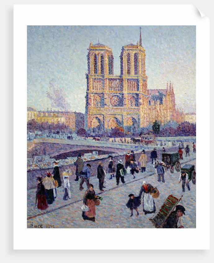 The Quai Saint-Michel and Notre-Dame by Maximilien Luce