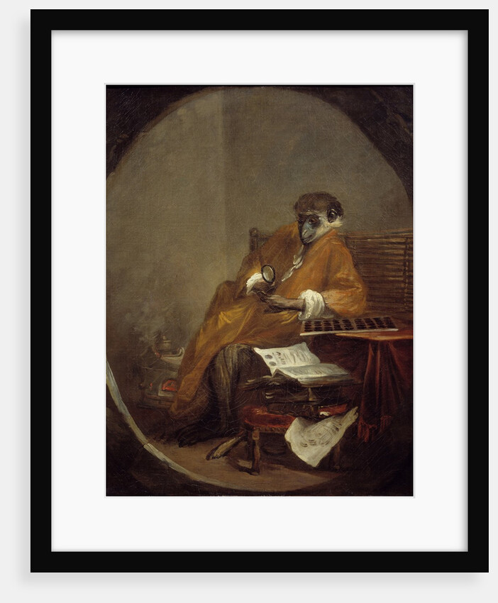 The Monkey Antiquarian by Jean Baptiste Simeon Chardin