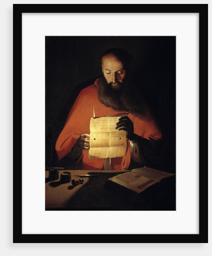 Saint Jerome reading by Georges de La Tour