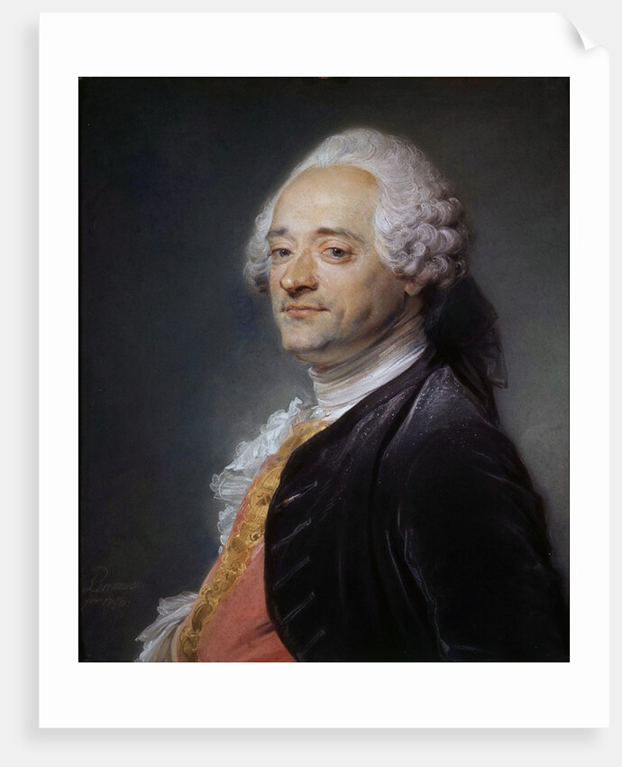 Portrait of the painter Maurice Quentin Delatour by Jean-Baptiste Perroneau