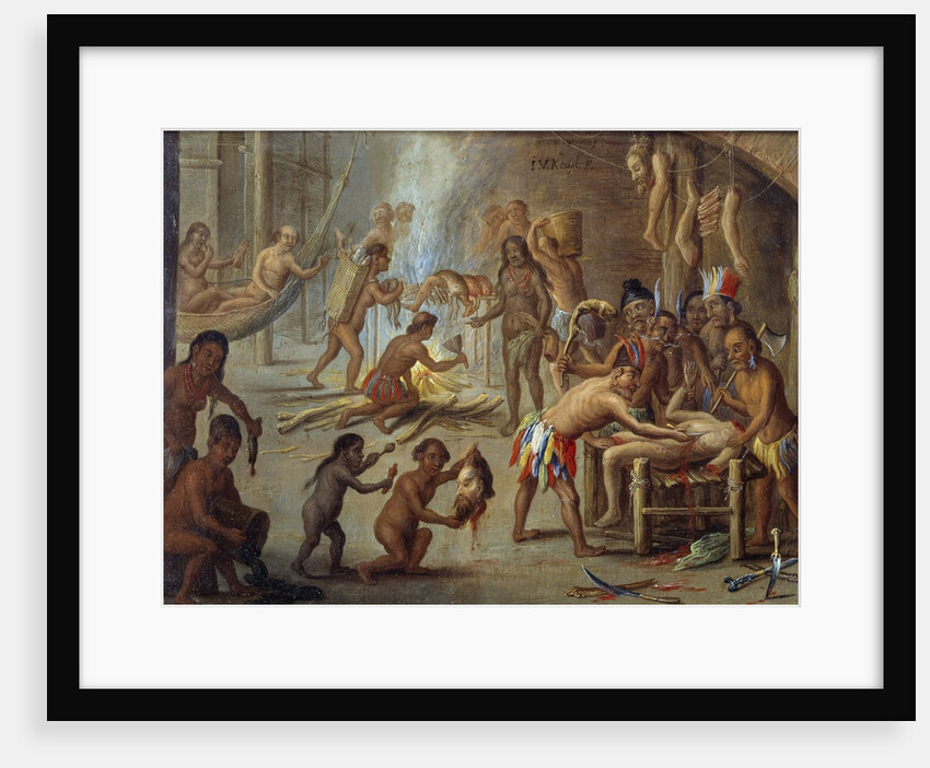 Scene of cannibalism in Brazil in 1644 by Jan van Kessel