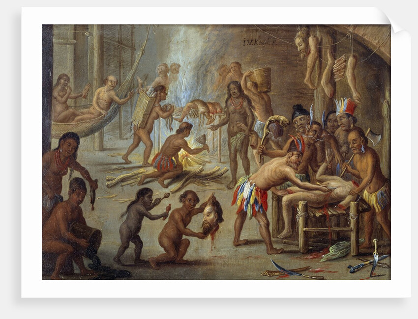 Scene of cannibalism in Brazil in 1644 by Jan van Kessel