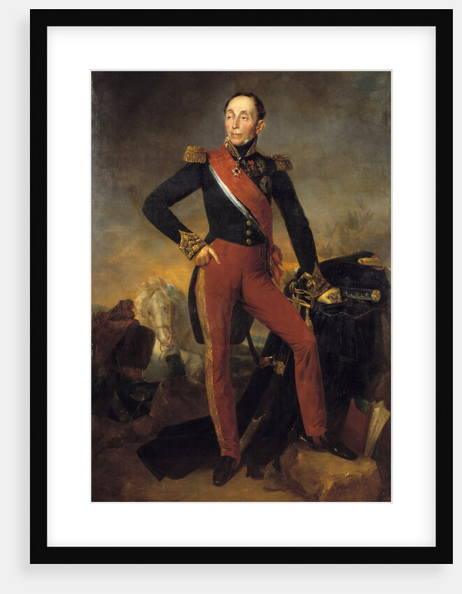 Portrait of Marquis Emmanuel de Grouchy by Jean Sebastien Rouillard